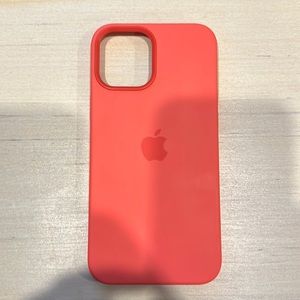 iPhone 12 Pro Max Silicone Kumquat (orange) Apple Magsafe case